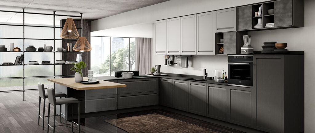 mobilturi-kitchens-legno-massello-maniglia-integrata-frassino-carbone-silver-opaco-incanto