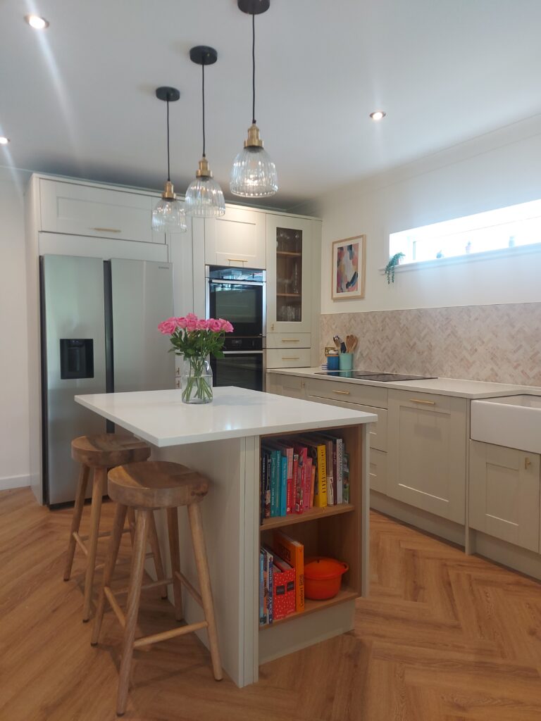 Customer supplied final image of their completed kitchen