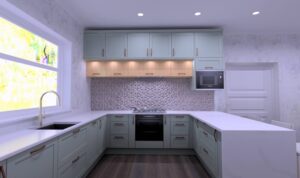 Beau Bijou Design independent kitchen designer Bramley and Cento natural and Quartz worktops