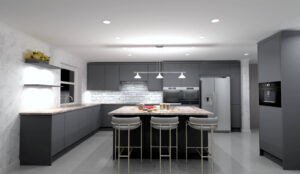 Beau Bijou Design independent kitchen designer Luca matt carbon DIY Kitchens & Dekton Worktops