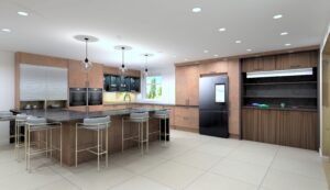 Beau Bijou Design Independent kitchen designer. DIY Kitchens Palazzo Bronze with Dekton worktops