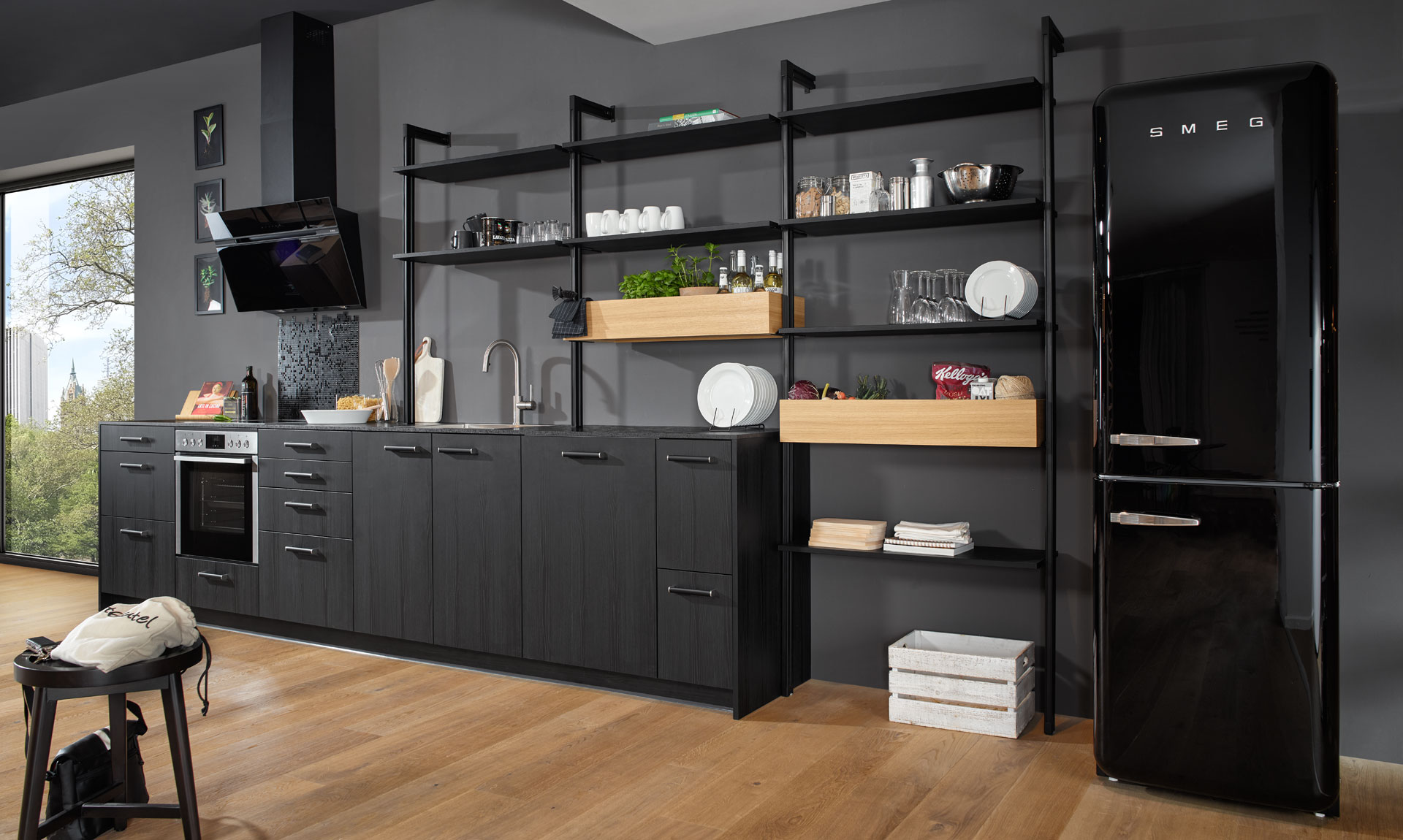 Kitchen designer Beeck Trend B Charcoal kitchen