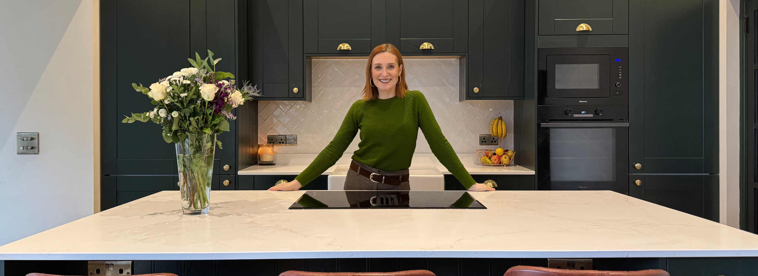 Michelle's completed DIY Kitchens, created by Beau Bijou Design