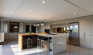 Independent kitchen design. completed kitchen plan using Life Kitchens